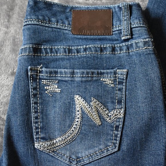 EUC Maurices Blue Jeans Sz 7/8 - Picture 3 of 16